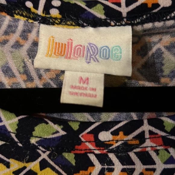 NWT Lularoe Julia dress in geometric multi print. Size M. - Picture 3 of 6